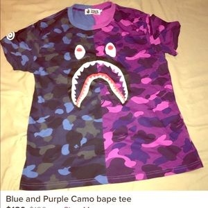 A bathing Ape  t-shirt. going for $180. Medium $79